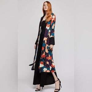 BCBGeneration Floral Long Duster